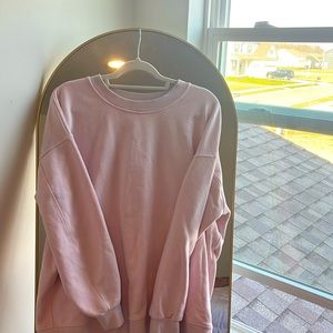 pink, Lululemon sweatshirt